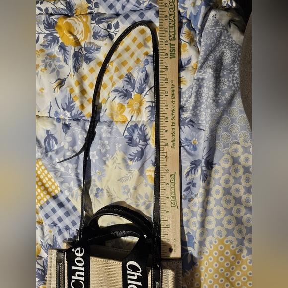 Beige and Black Women's Tote Bag - Picture 8 of 9